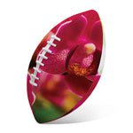 Cute Orchid Print Rugby Ball
