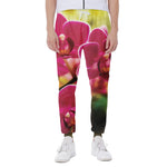 Cute Orchid Print Scuba Joggers