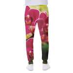 Cute Orchid Print Scuba Joggers