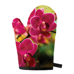 Cute Orchid Print Single Oven Mitt