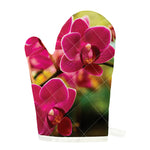 Cute Orchid Print Single Oven Mitt