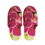 Cute Orchid Print Slippers