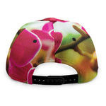 Cute Orchid Print Snapback Cap