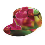 Cute Orchid Print Snapback Cap