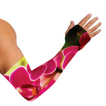 Cute Orchid Print Sun Protection Arm Sleeves