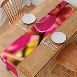 Cute Orchid Print Table Runner