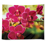 Cute Orchid Print Tapestry