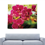 Cute Orchid Print Tapestry