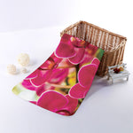 Cute Orchid Print Towel
