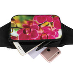 Cute Orchid Print Waist Bag