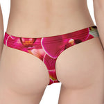 Cute Orchid Print Women's Thong
