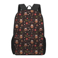Cute Owl Print 17 Inch Backpack