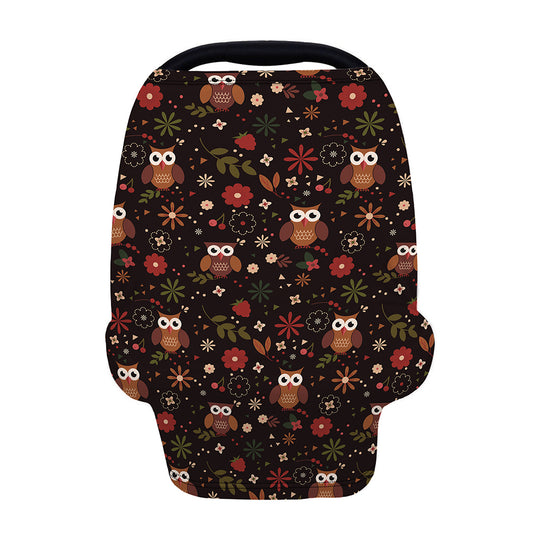 Cute Owl Print Baby Seat Cover