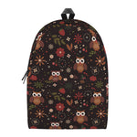 Cute Owl Print Backpack