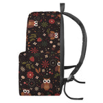 Cute Owl Print Backpack