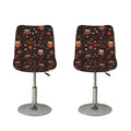 Cute Owl Print Bar Stool Covers