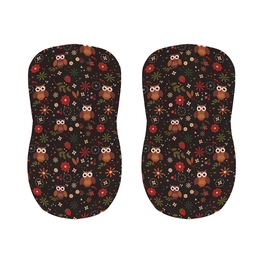 Cute Owl Print Bar Stool Covers