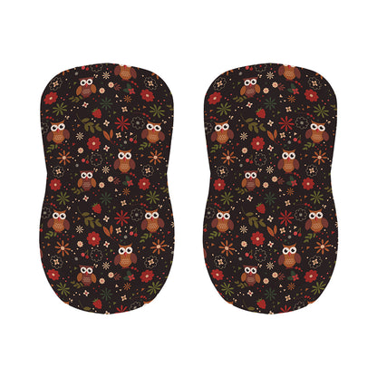 Cute Owl Print Bar Stool Covers