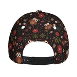Cute Owl Print Baseball Cap