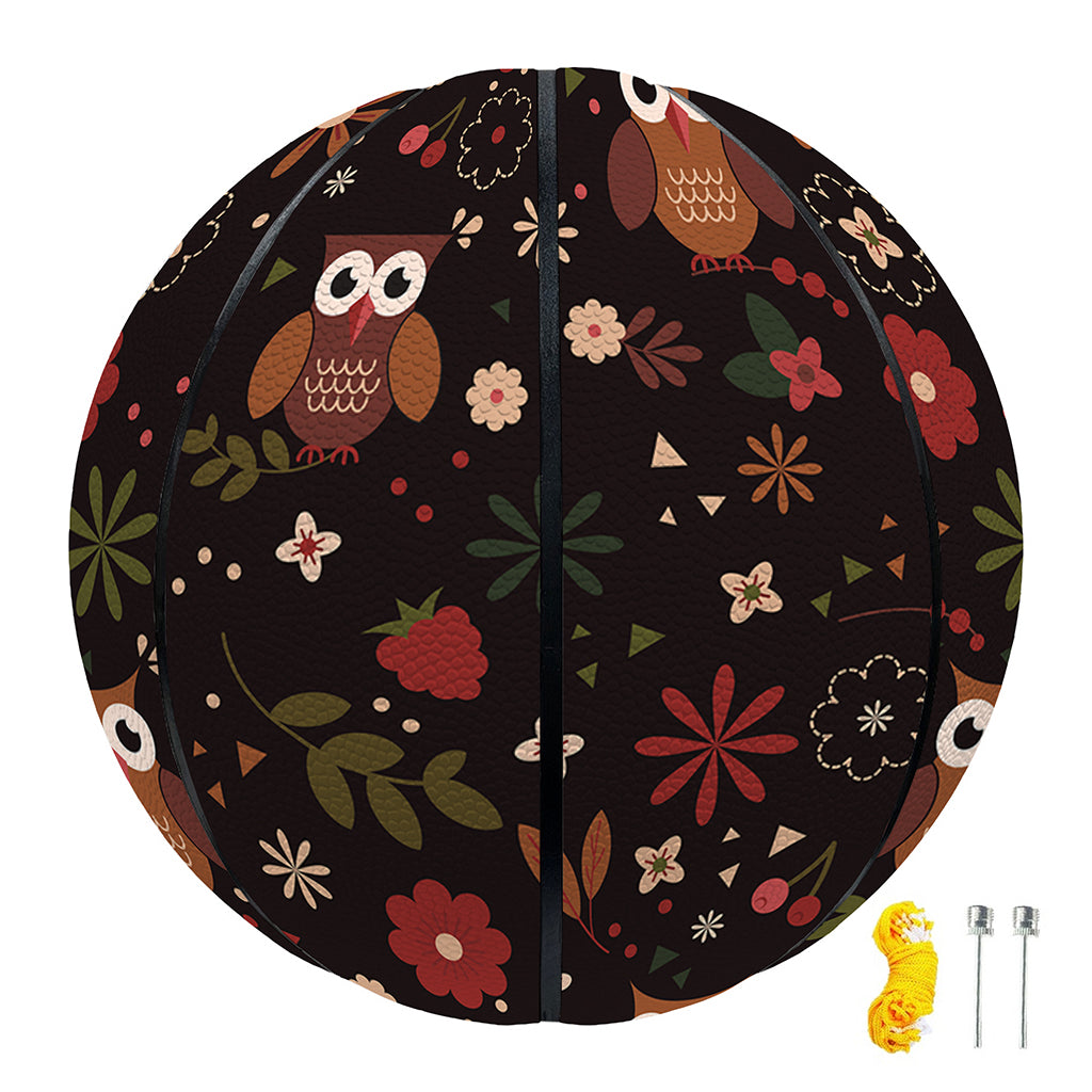 Cute Owl Print Basketball