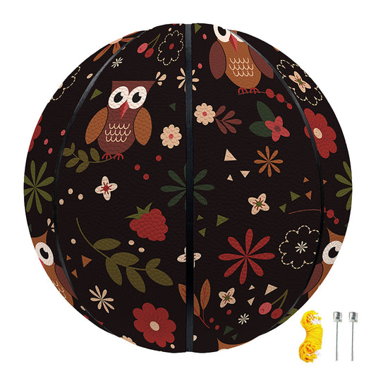 Cute Owl Print Basketball