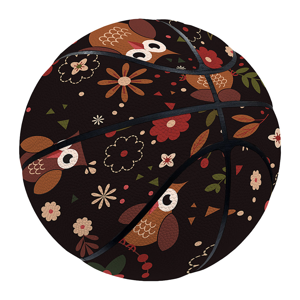 Cute Owl Print Basketball