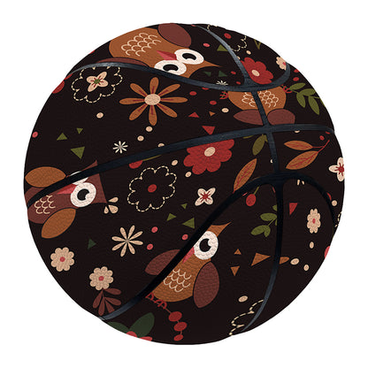 Cute Owl Print Basketball
