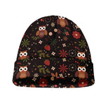 Cute Owl Print Beanie