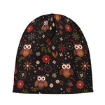Cute Owl Print Beanie