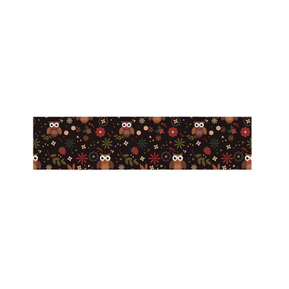 Cute Owl Print Bed Runner