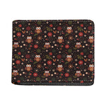 Cute Owl Print Bifold Wallet