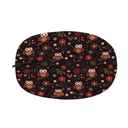 Cute Owl Print Car Side Mirror Covers