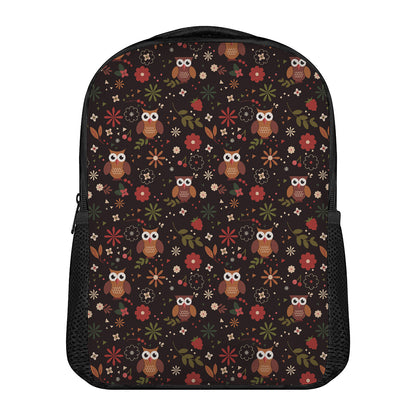 Cute Owl Print Casual Backpack