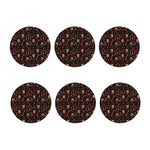 Cute Owl Print Coaster Set