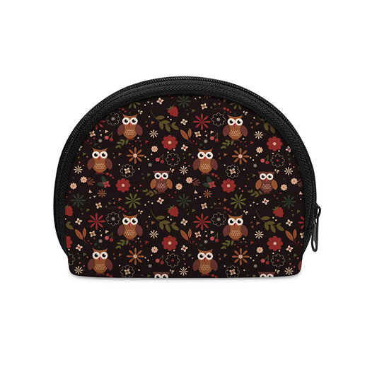 Cute Owl Print Coin Purse