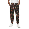 Cute Owl Print Cotton Sweatpants