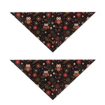 Cute Owl Print Dog Bandana