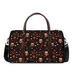Cute Owl Print Duffle Bag