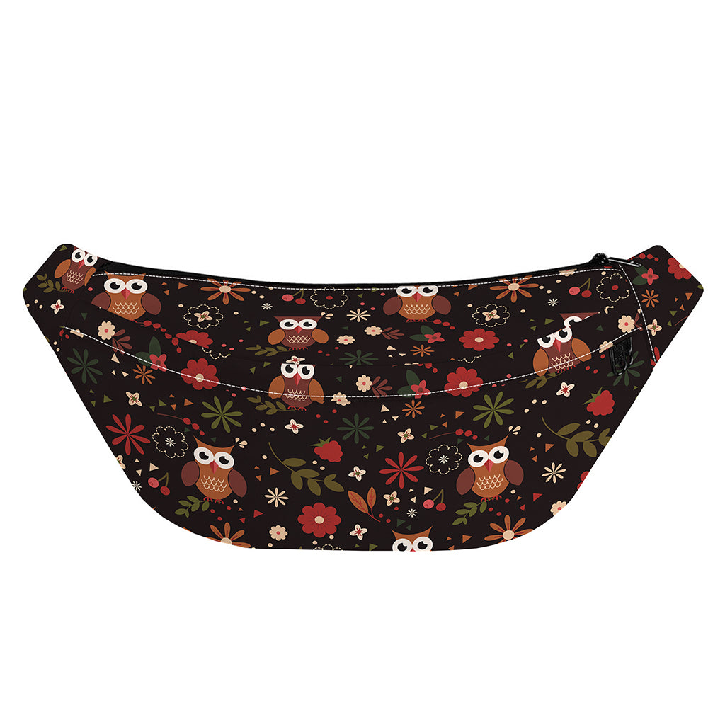 Cute Owl Print Fanny Pack