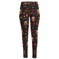Cute Owl Print High-Waisted Pocket Leggings