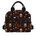 Cute Owl Print Insulated Lunch Bag