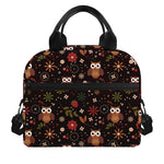 Cute Owl Print Insulated Lunch Bag