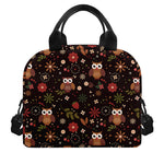 Cute Owl Print Insulated Lunch Bag