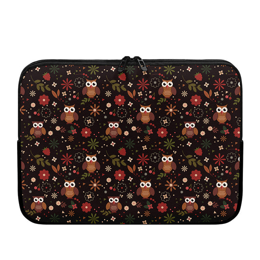 Cute Owl Print Laptop Sleeve