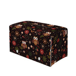 Cute Owl Print Leather Tissue Box Cover