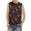 Cute Owl Print Men's Fitness Tank Top