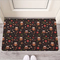 Cute Owl Print Rubber Doormat