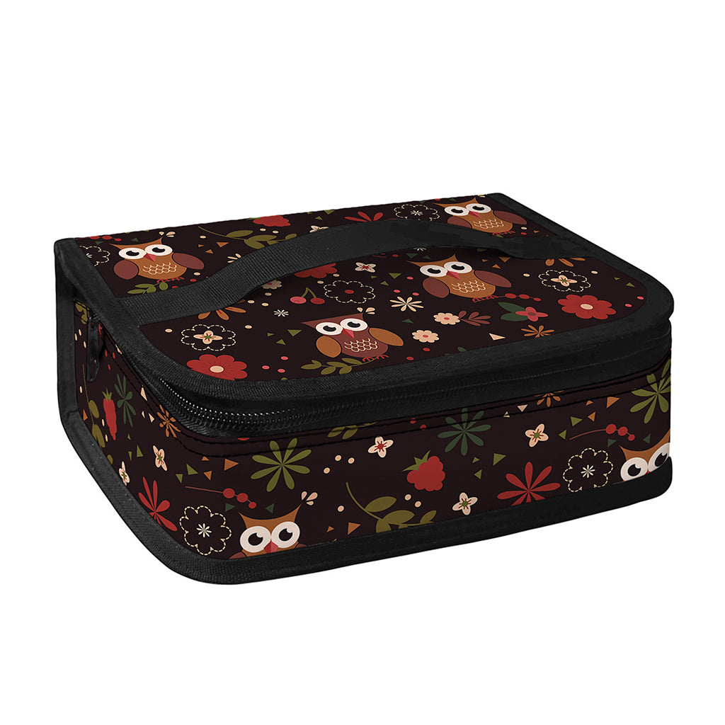 Cute Owl Print Small Lunch Bag
