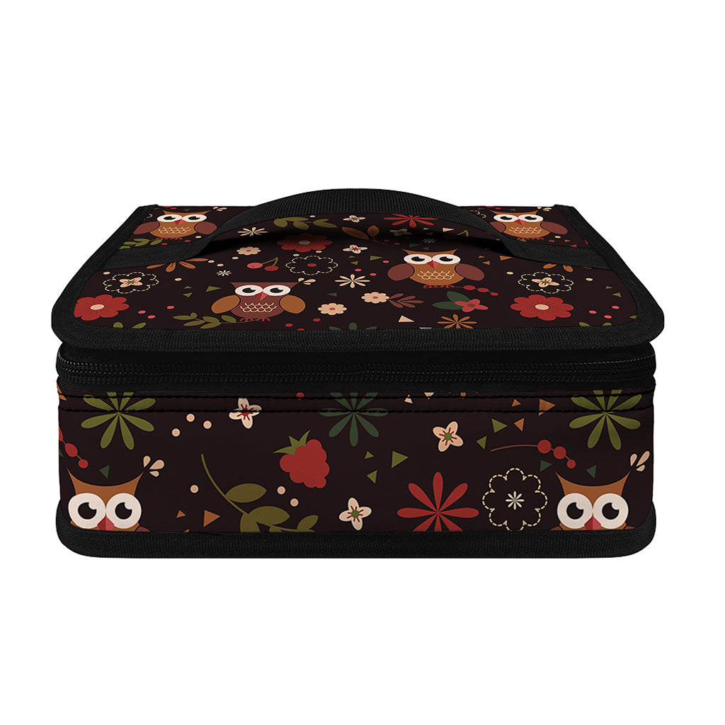 Cute Owl Print Small Lunch Bag