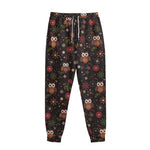 Cute Owl Print Sweatpants